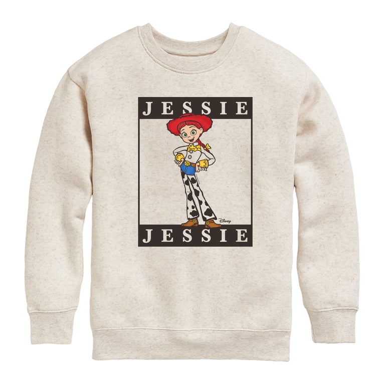 Toy Story 4 - Type Block Jessie - Toddler & Youth Crewneck Fleece