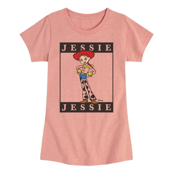 Toy Story 4 - Type Block Jessie - Toddler & Youth Girls Short Sleeve Graphic T-Shirt
