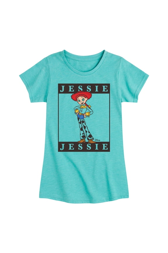 Toy Story 4 - Type Block Jessie - Toddler & Youth Girls Short Sleeve Graphic T-Shirt