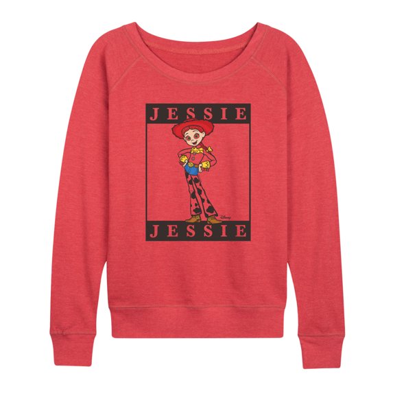 Toy Story 4 - Type Block Jessie - Women's Lightweight French Terry Pullover