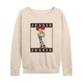 thumbnail image 1 of Toy Story 4 - Type Block Jessie - Women's Lightweight French Terry Long Sleeve Shirt, 1 of 5