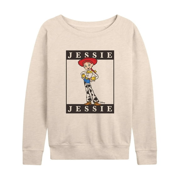 Toy Story 4 - Type Block Jessie - Women's Lightweight French Terry Long Sleeve Shirt