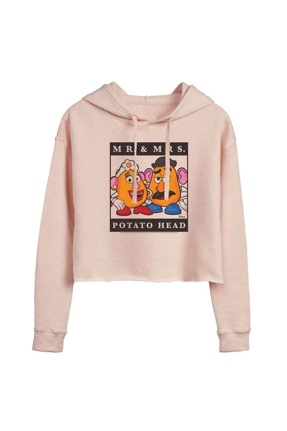 Toy Story 4 - Type Block Potato Head - Juniors Cropped Pullover Hoodie