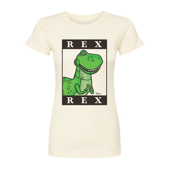 Toy Story 4 - Type Block Rex - Juniors Fitted Graphic T-Shirt