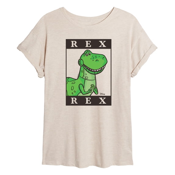 Toy Story 4 - Type Block Rex - Women's Oversized T-Shirt