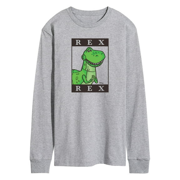Toy Story 4 - Type Block Rex - Men's Long Sleeve T-Shirt