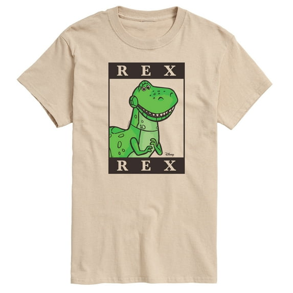 Toy Story 4 - Type Block Rex - Men's Short Sleeve Graphic T-Shirt