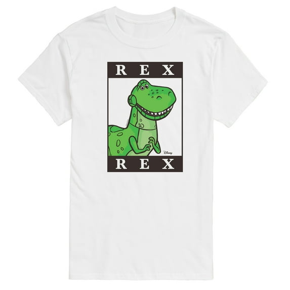 Toy Story 4 - Type Block Rex - Men's Short Sleeve Graphic T-Shirt