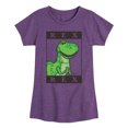 thumbnail image 1 of Toy Story 4 - Type Block Rex - Toddler & Youth Girls Short Sleeve Graphic T-Shirt, 1 of 5