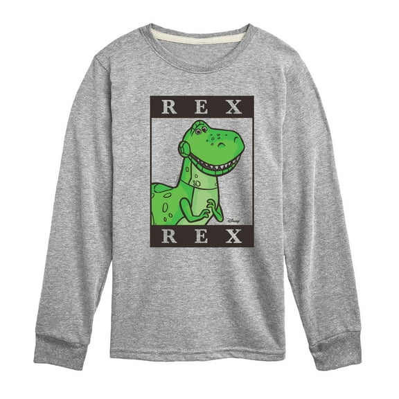 Toy Story 4 - Type Block Rex - Toddler & Youth Long Sleeve Graphic T-Shirt