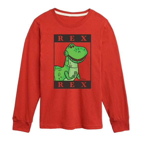 Toy Story 4 - Type Block Rex - Toddler & Youth Long Sleeve Graphic T-Shirt