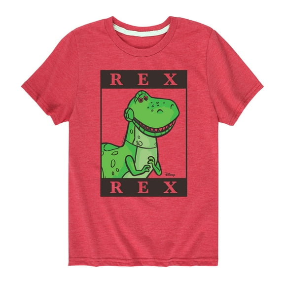 Toy Story 4 - Type Block Rex - Toddler & Youth Short Sleeve Graphic T-Shirt