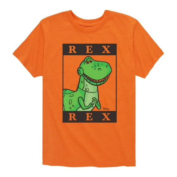 Toy Story 4 - Type Block Rex - Toddler & Youth Short Sleeve Graphic T-Shirt