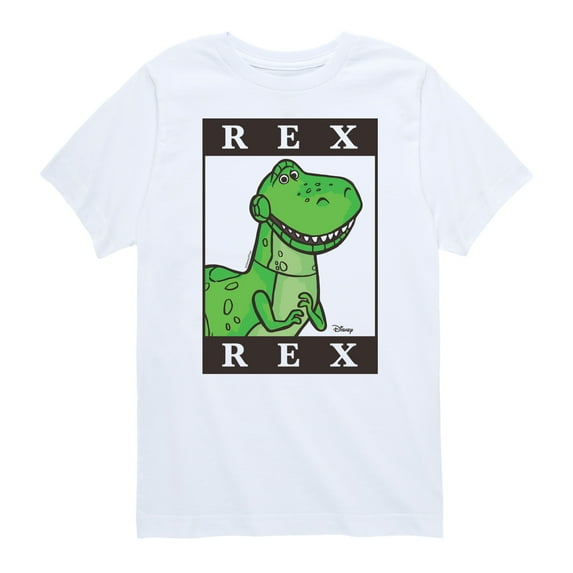 Toy Story 4 - Type Block Rex - Toddler & Youth Short Sleeve Graphic T-Shirt