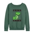 thumbnail image 1 of Toy Story 4 - Type Block Rex - Women's Lightweight French Terry Long Sleeve Shirt, 1 of 5