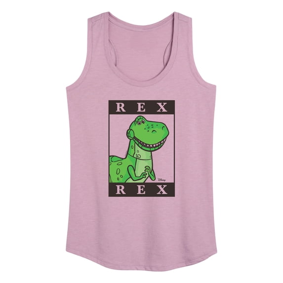 Toy Story 4 - Type Block Rex - Women's Racerback Tank Top