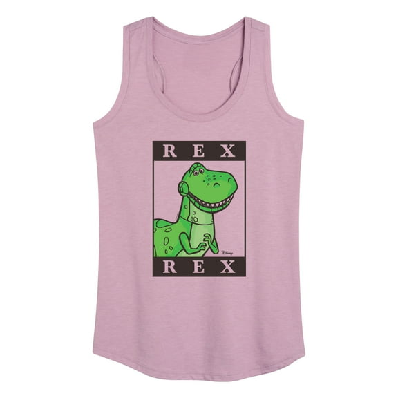 Toy Story 4 - Type Block Rex - Women's Racerback Tank Top