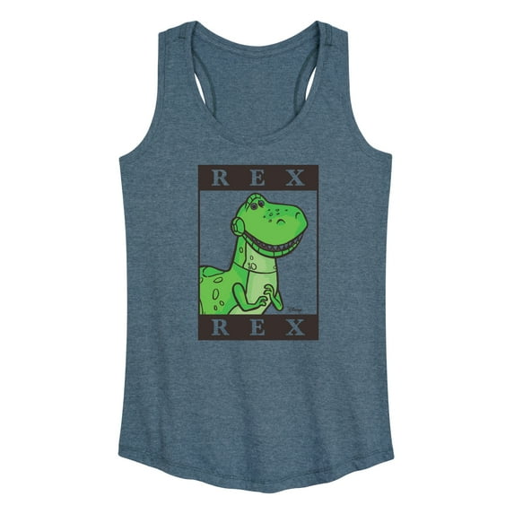 Toy Story 4 - Type Block Rex - Women's Racerback Tank Top