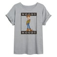 thumbnail image 1 of Toy Story 4 - Type Block Woody - Women's Oversized T-Shirt, 1 of 5