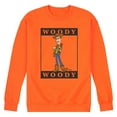 thumbnail image 1 of Toy Story 4 - Type Block Woody - Men's Crew Neck Fleece Pullover, 1 of 6