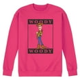 thumbnail image 1 of Toy Story 4 - Type Block Woody - Men's Crew Neck Fleece Pullover, 1 of 4