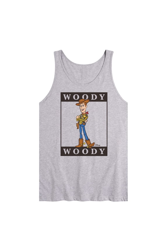 Toy Story 4 - Type Block Woody - Men's Jersey Tank Top