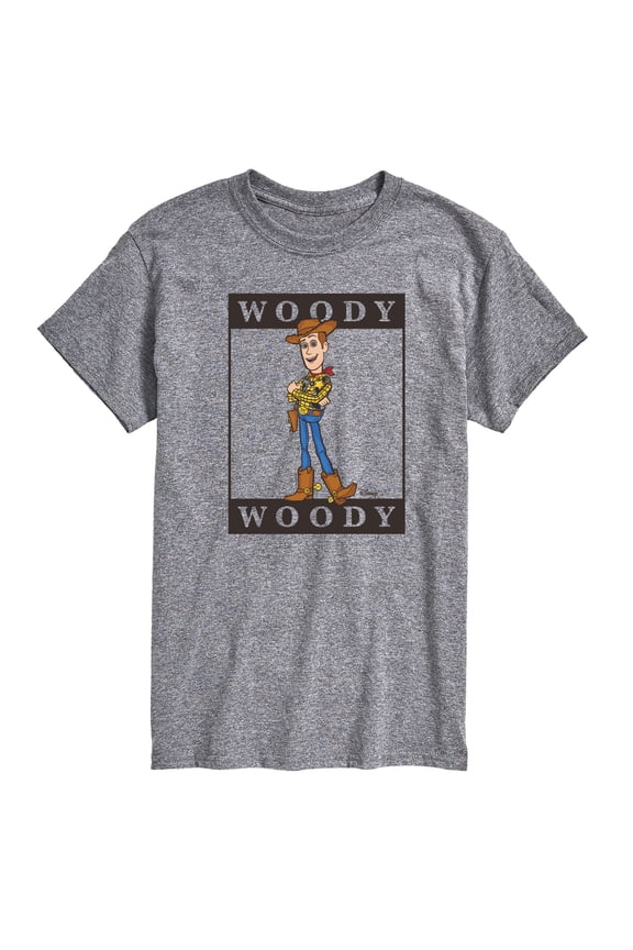 Toy Story 4 - Type Block Woody - Men's Short Sleeve Graphic T-Shirt