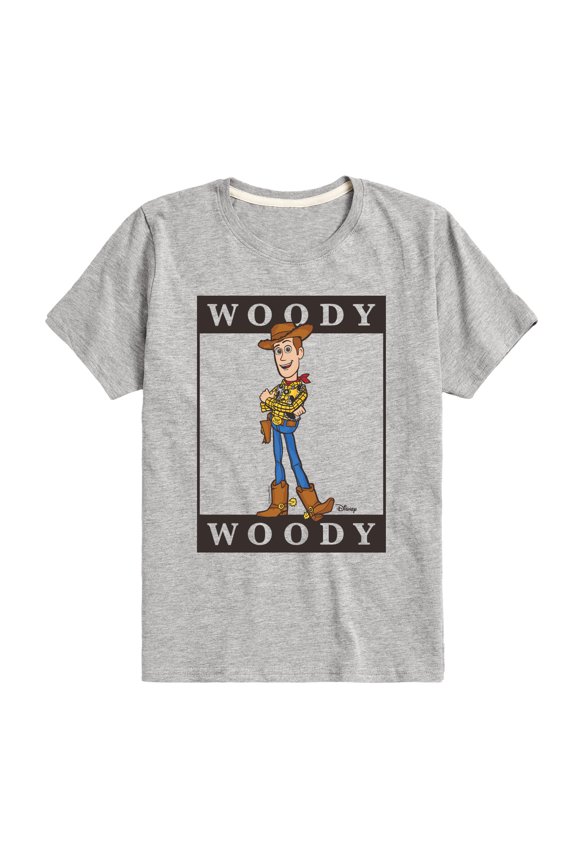 Toy Story 4 - Type Block Woody - Toddler & Youth Short Sleeve Graphic T-Shirt