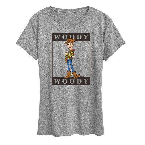 Toy Story 4 - Type Block Woody - Women's Short Sleeve Graphic T-Shirt
