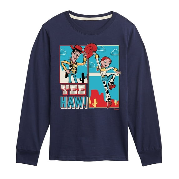 Toy Story 4 - Woody And Jessie - Toddler & Youth Long Sleeve Graphic T-Shirt