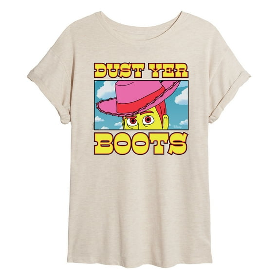 Toy Story 4 - Woody Dust Yer Boots - Juniors Ideal Flowy Muscle T-Shirt