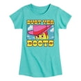 thumbnail image 1 of Toy Story 4 - Woody Dust Yer Boots - Toddler & Youth Girls Short Sleeve Graphic T-Shirt, 1 of 5