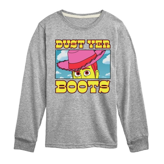 Toy Story 4 - Woody Dust Yer Boots - Toddler & Youth Long Sleeve Graphic T-Shirt