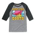thumbnail image 1 of Toy Story 4 - Woody Dust Yer Boots - Toddler & Youth Raglan Graphic T-Shirt, 1 of 5