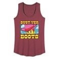 thumbnail image 1 of Toy Story 4 - Woody Dust Yer Boots - Women's Racerback Tank Top, 1 of 5