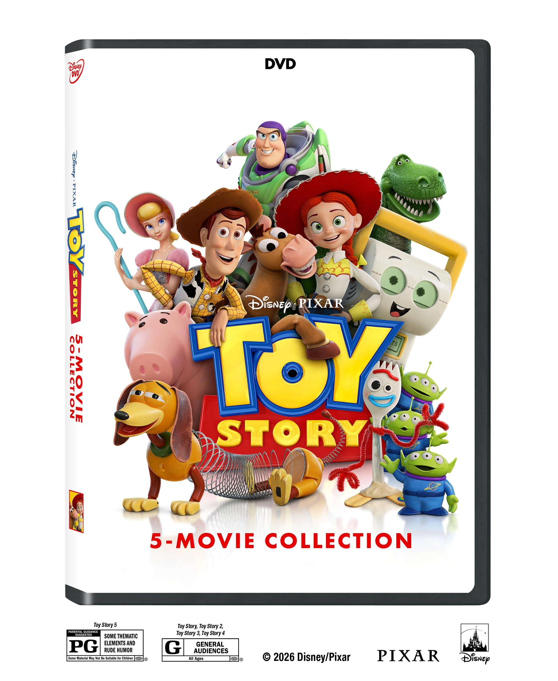Toy Story 5-movie collection - DVD) DVD, Disney - Pixar Adventure, Animation