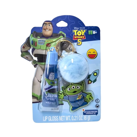 Toy Story 5 Buzz Lip Gloss Keychain