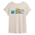 thumbnail image 1 of Toy Story 5 - Character Lineup - Juniors Oversized Graphic T-Shirt, 1 of 5
