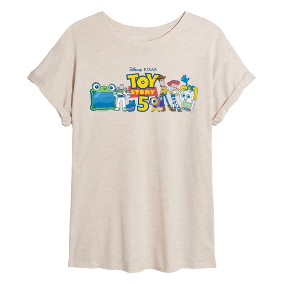 Toy Story 5 - Character Lineup - Juniors Oversized Graphic T-Shirt