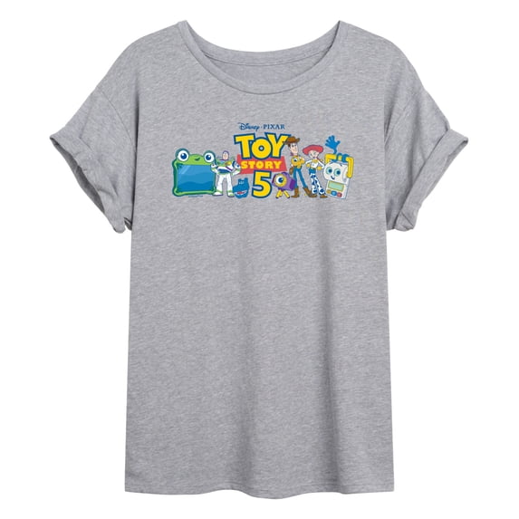 Toy Story 5 - Character Lineup - Juniors Oversized Graphic T-Shirt
