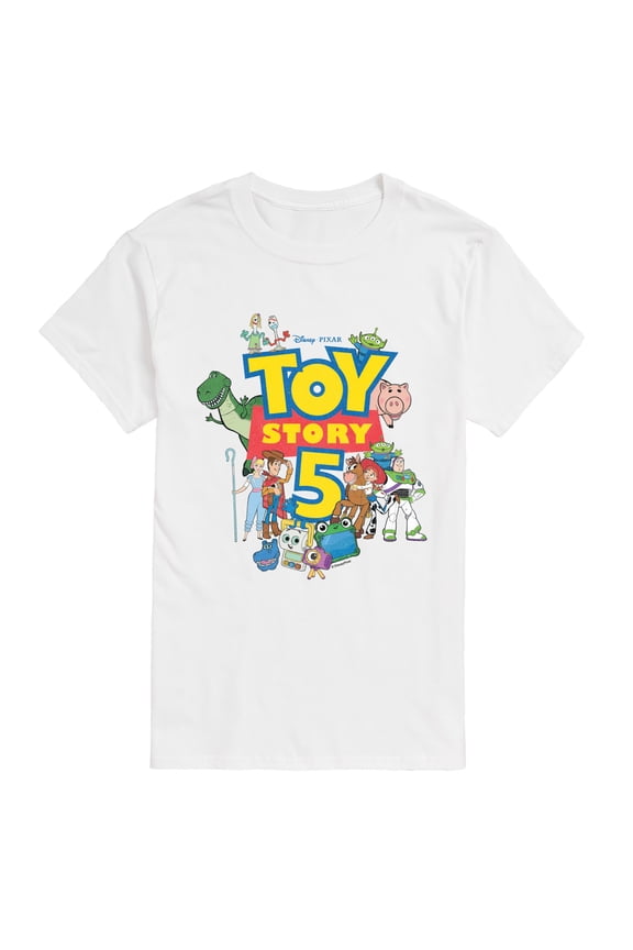 Toy Story 5 - Character Logo - Men's Short Sleeve Graphic T-Shirt