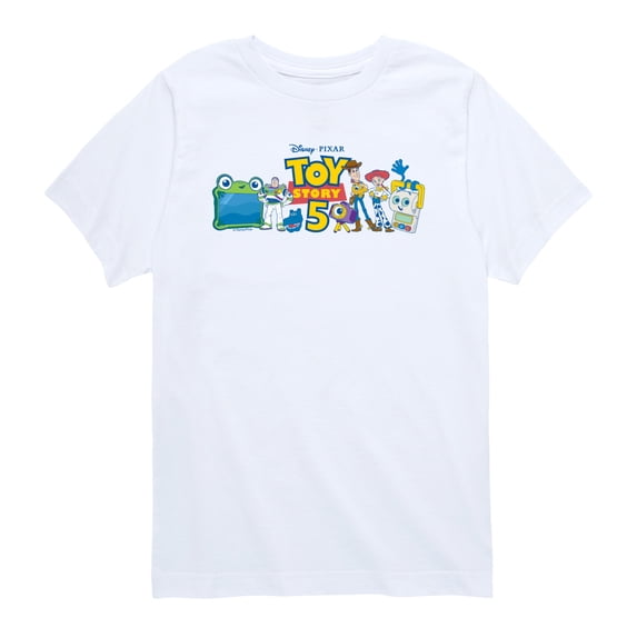 Toy Story 5 - Character Logo - Toddler Boys Short Sleeve Graphic T-Shirt