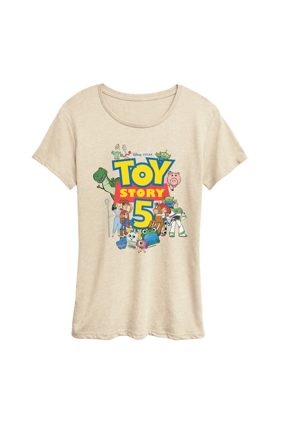 Toy Story 5 - Character Logo - Women's Short Sleeve Graphic T-Shirt