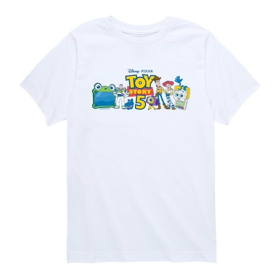 Toy Story 5 - Character Logo - Youth Boys Short Sleeve Graphic T-Shirt