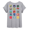 thumbnail image 1 of Toy Story 5 - Character Squares - Juniors Oversized Graphic T-Shirt, 1 of 4