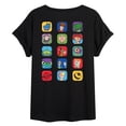 thumbnail image 1 of Toy Story 5 - Character Squares - Juniors Oversized Graphic T-Shirt, 1 of 4
