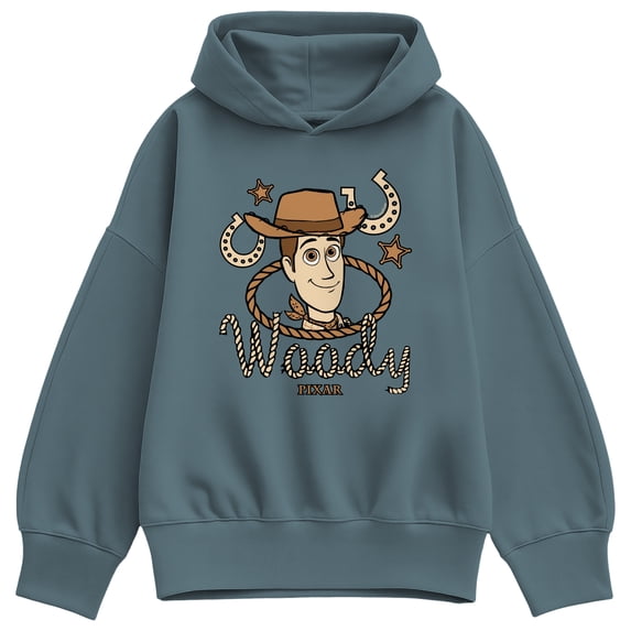Toy Story 5 - Cowboy Woody - Women's Oversized Fleece Hoodie Sweatshirt