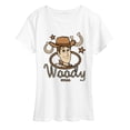 thumbnail image 1 of Toy Story 5 - Cowboy Woody - Women's Short Sleeve Graphic T-Shirt, 1 of 5
