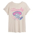 thumbnail image 1 of Toy Story 5 - Howdy Western Jessie - Juniors Oversized Graphic T-Shirt, 1 of 5
