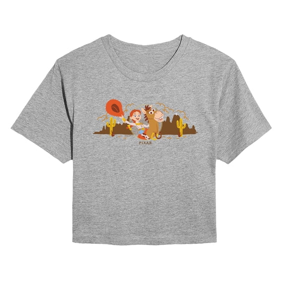 Toy Story - Jessie and Bullseye Cropped Graphic T-Shirt
